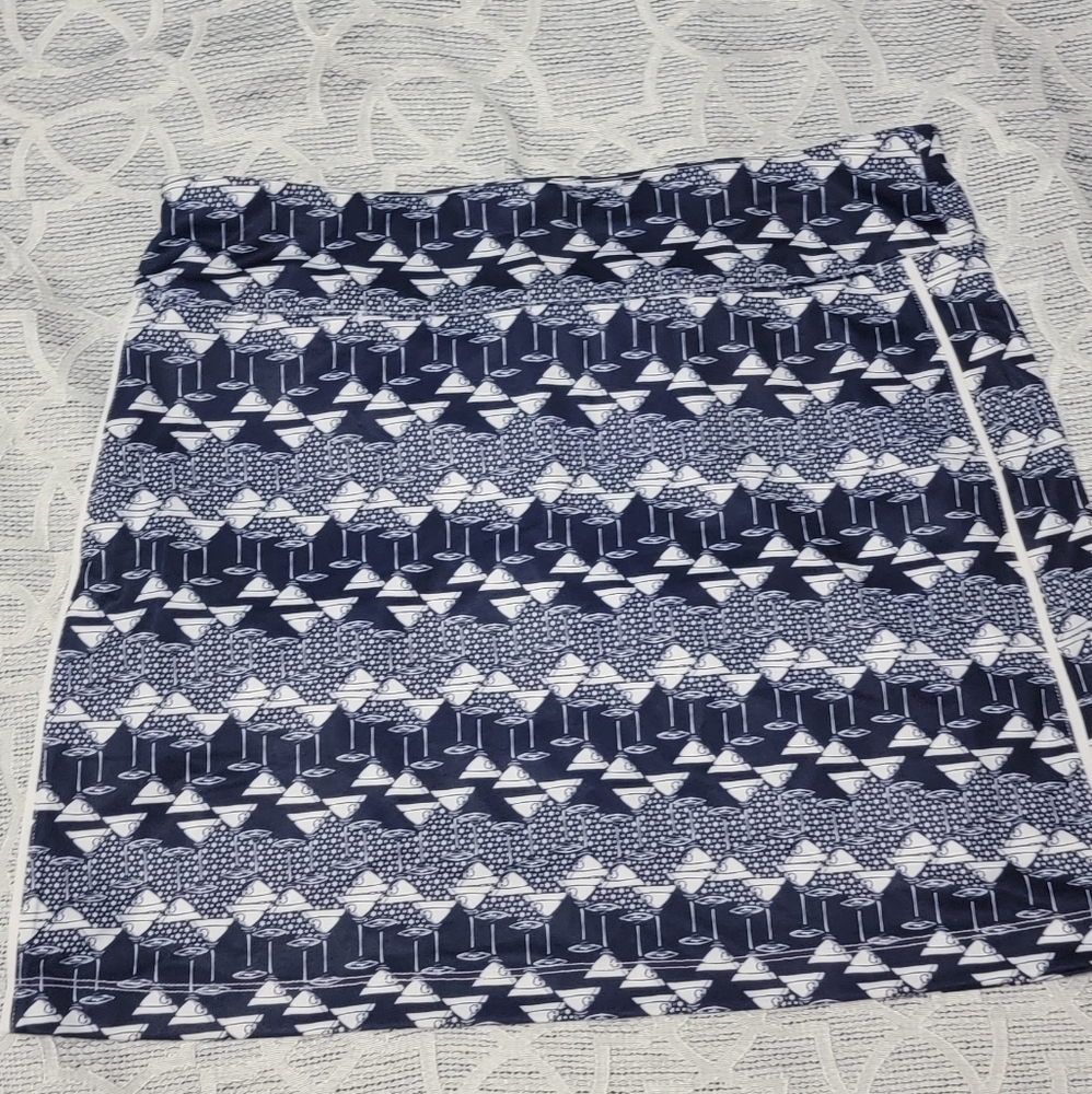 Coral Bay Martini Blue Skort